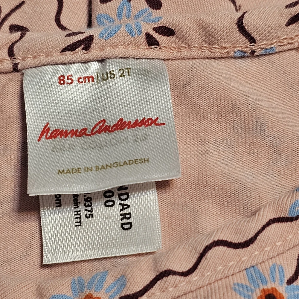 Hanna Andersson BUNDLE of 2 Organic Cotton Play Dresses (Total MSRP $88) 2T - Picture 11 of 13